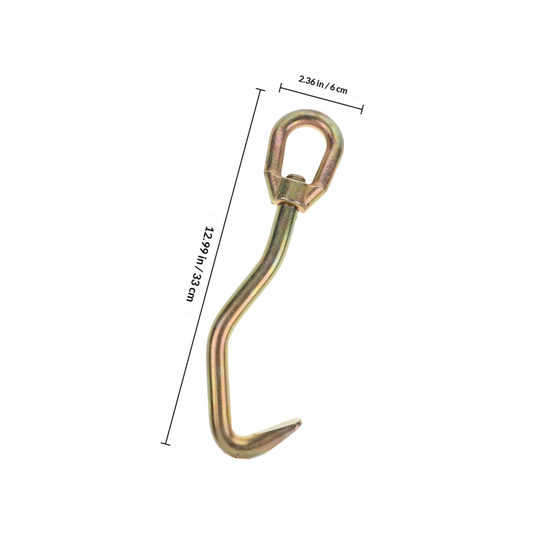 Attrezzo per Riparazione Lamiera Veicolo in Metallo Dorato Gancio a Forma di S a Miniatura Facile da Maneggiare e Fissaggio Rapido per Carrozzeria e Pezzi da Lavorare