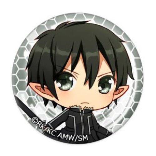 Amazon.co.jp: ソードアート・オンライン 缶バッジ キリトSD PA