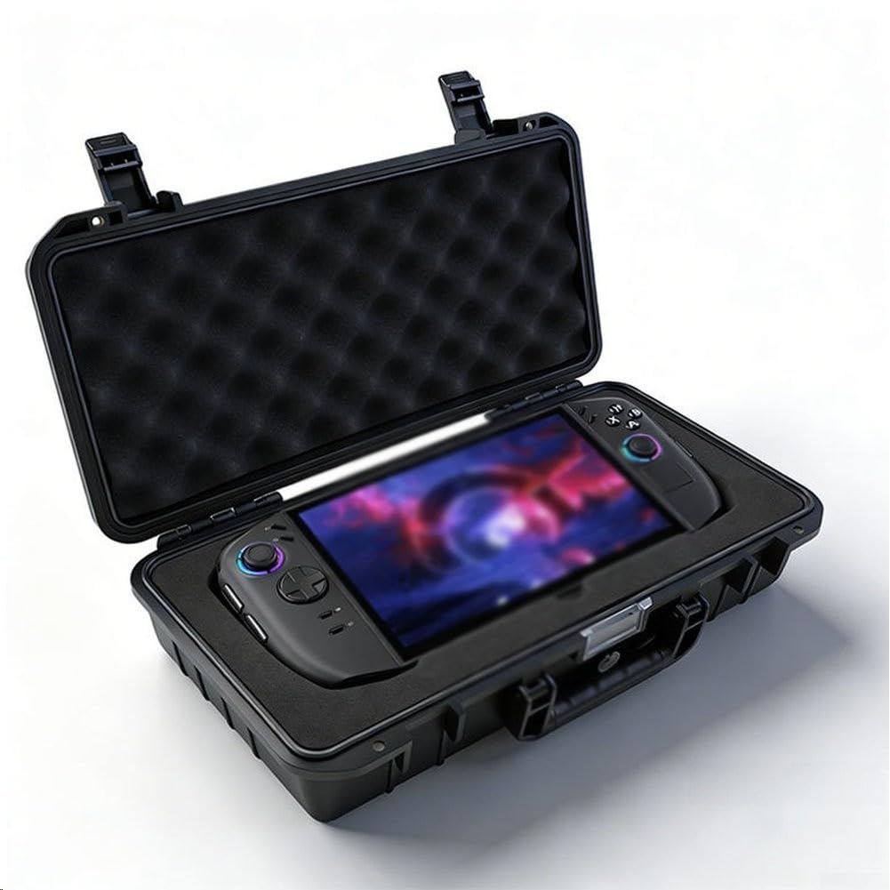 Custodia per dispositivi da gioco 2, custodia protettiva portatile con comoda maniglia per console portatile, organizer da viaggio, custodia rigida
