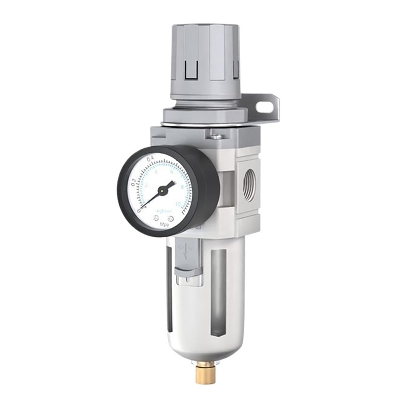 Regulator ciśnienia, 2 Szt. Przełącznik Ciśnieniowy, Filtr Separatora Oleju I Wody AW3000-03, Sterownik Regulatora G3/8 '', Sprężarka Pneumatyczna, do pistoletu natryskowego(AW3000-03)