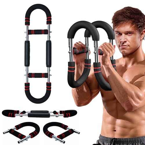 Adjustable Twister Arm Trainer, 40–100lb Chest Workout Equipment for Chest Strength, Forearm, Triceps, and Upper Body Muscle Building – Portable&Detachable Home Fitness Equipment