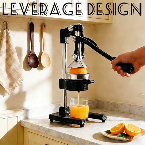 Cast Iron Juicer Hand Press Heavy Duty, Orange Juicer by NJSZBDZJ - Used condition - Image 5