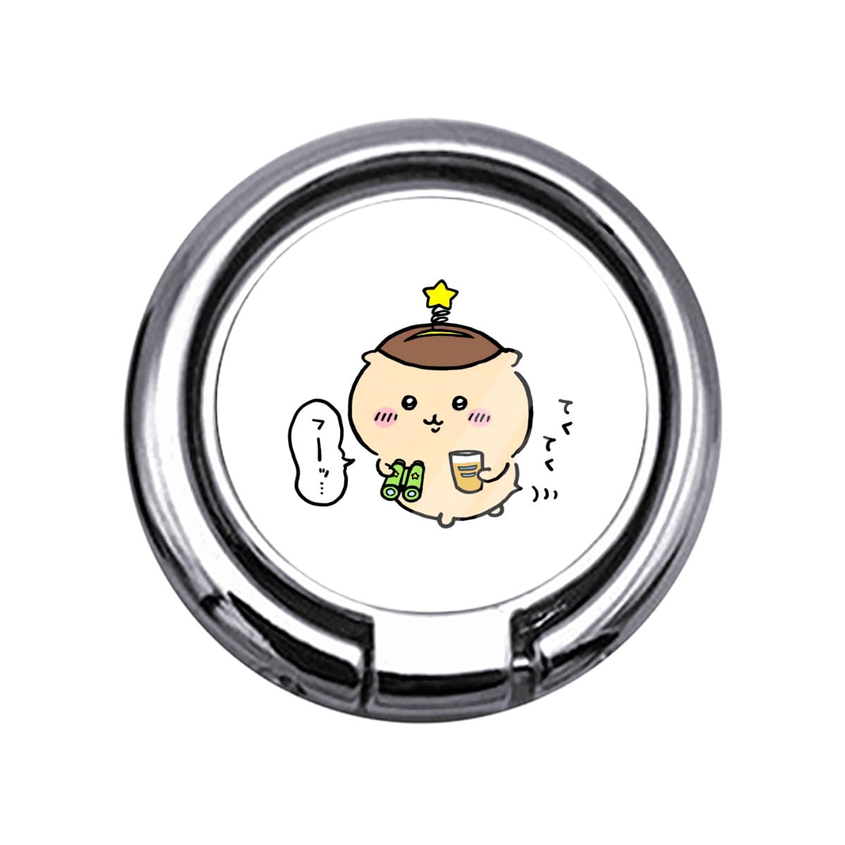 Amazon.co.jp: スマホリング ちいかわ くりまんじゅう ホールドリング