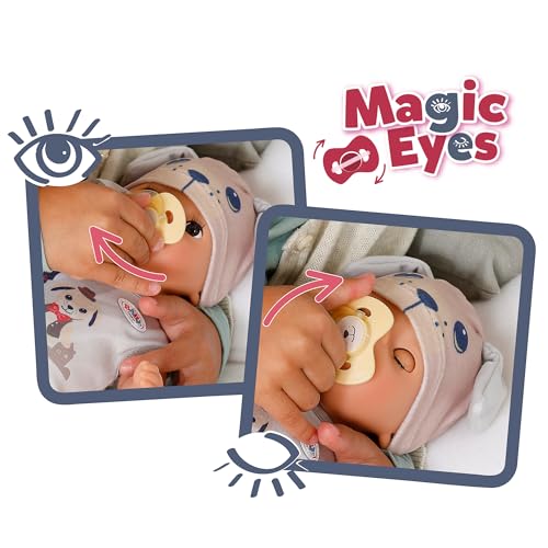 BABY born Lukas 36 cm, Poupon avec Pyjama Chien, 7 Fonctions – vue 4