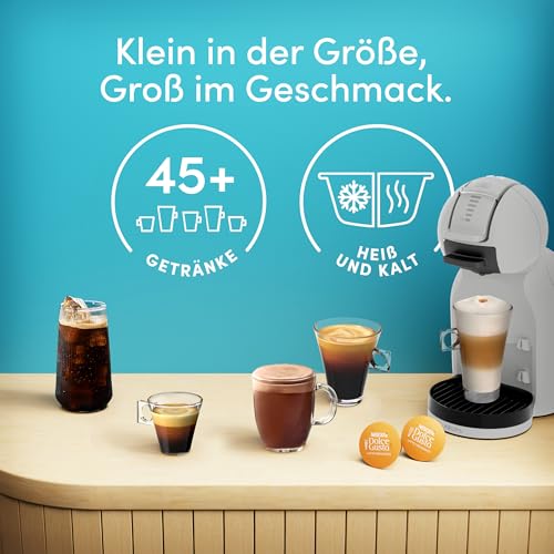 NESCAFÉ Dolce Gusto Mini Me 2 von Krups Kaffeekapselmaschine, Temperatur und Menge einstellbar, über 45 heiße und kalte Lieblingsgetränke, kompakt, stilvoll, Artic Grey, KP143GF0 3