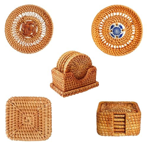 Table à manger préservée par ce dessous de verre et panier - 8