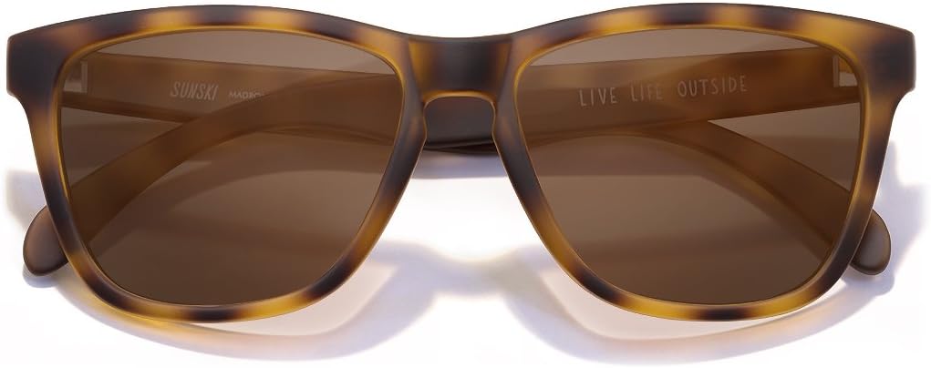 SunskiUnisex Madronas Brown Sunglasses