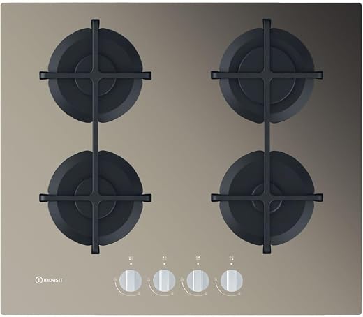 INDESIT ING 61T/TD PIANO COTTURA DA 60CM A GAS 4 FUOCHI VETRO...