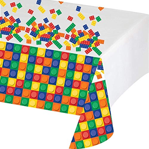 Dijkoo BirthdayExpress Building Blocks Tablecover 2pk