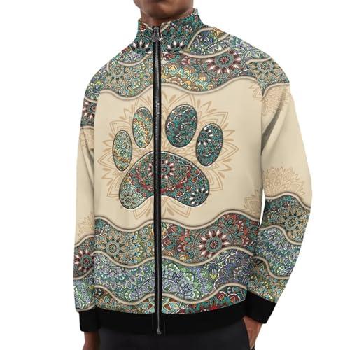 Image of Men's Lightweight Jackets Casual Full Zip Fleece Jacket Men Coats Fashion Long Sleeve Sweatshirt