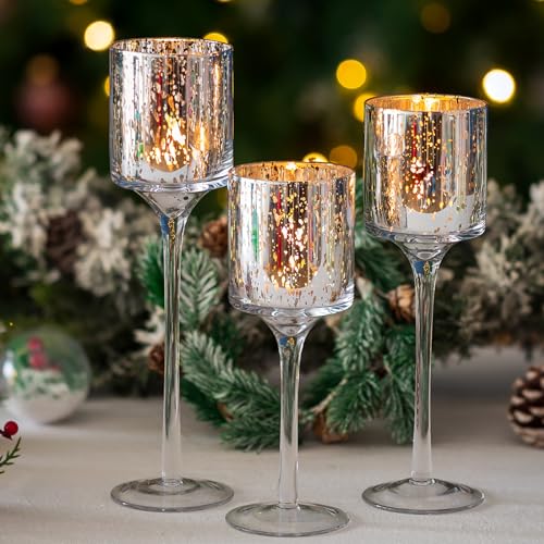 Glas Teelichthalter Mit Stiel