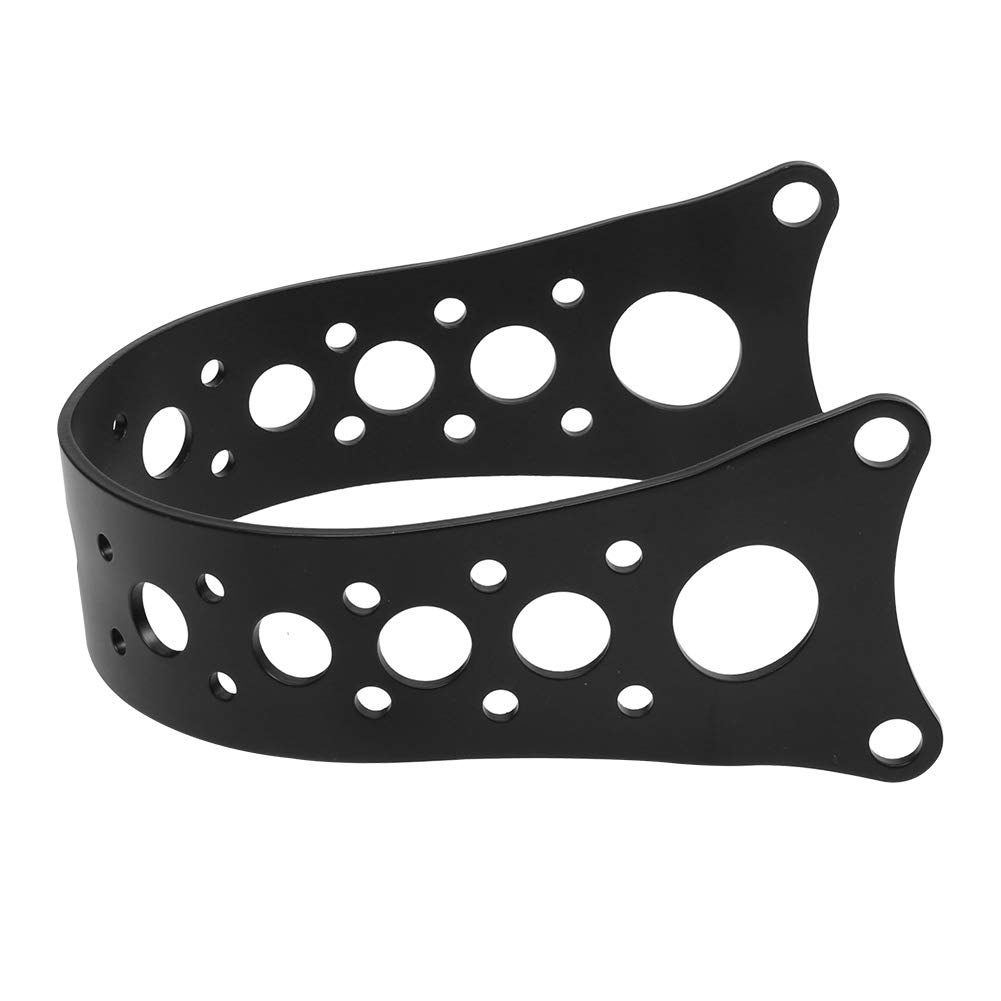 Sangle de fourche avant de moto étroite pour la plupart des Harley avec une roue avant de 48,3 cm ou 53,3 cm Harley Sportster 883 1200 88–17 (noir mat).