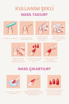 Pop Beauty Takma Tırnak Seti & Zararsız Yapıştırıcı Gri Hailey Bieber