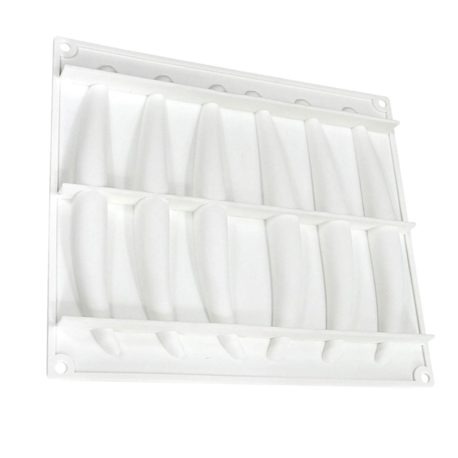 TQUXNGA Multipurpose 6 Cavity Silicone Vanilla Pods Shape Molds Ideal for Home Baking and Professional Use Cake Mousses Chocolate Silicone Molds