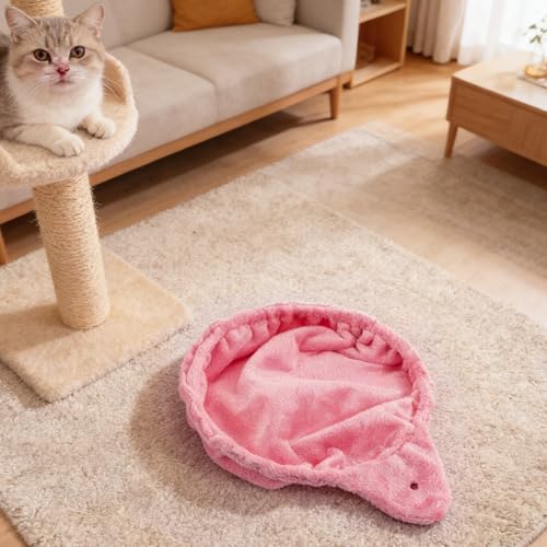Hamac pour chat suspendu rose cuillère pour arbre à chat - 8