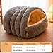 Leefasy Bed, Warm Nest, Winter Cute Cushion, Pet Sleeping Bag for Puppy, Small Dogs, Indoor Cats, L
