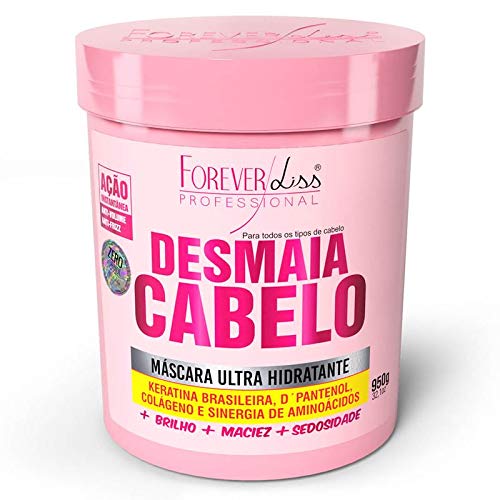 Forever Liss - Linha Desmaia Cabelo - Mascara Ultra Hidratante 350 Gr - (Faints Hair Collection - Ultra Moisturizing Mask Net 12.34 Oz)