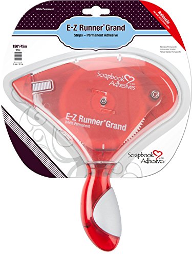 Scrapbook Adhesives by 3L 01250-6 Double-Sided E-Z Runner Grand Adhesive Dispenser, 150-feet