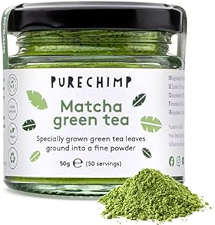 Matcha Green Tea Powder 50g (1.75oz) by PureChimp - Ceremonial Grade Matcha Green