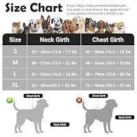 Funfox Hundegeschirr Kleine Hunde [S] - Anti Zug Welpengeschirr mit Griff & Ringreflektoren, Atmungsaktives Verstellbares No Pull Brustgeschirr für Kleine/Mittelgroße Hunde Outdoor Schwarz – Ansicht 2