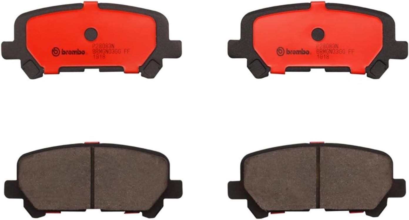 Brembo P28083N Premium Ceramic Rear Disc Brake Pad Set HONDA OE# 43022SZAA10