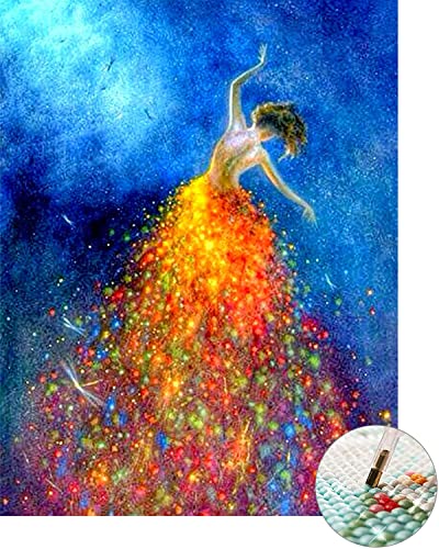 KAMIERFA Diamant Painting Bilder 5D Diamond Painting Set Kit Diamanten Bilder Strass Stickerei Wand Dekoration Cover