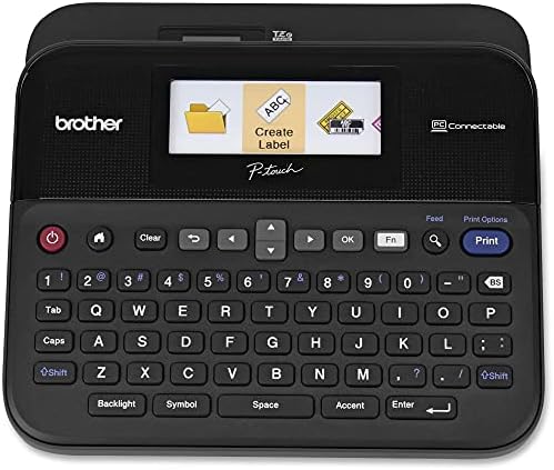 Brother P-Touch Label Maker, PC-Connectable Labeler, PTD600, Colo...