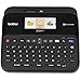 Brother P-touch Label Maker, PC-Connectable Labeler, PTD600, Color Display, High-Resolution PC Printing, Black, Black/gray