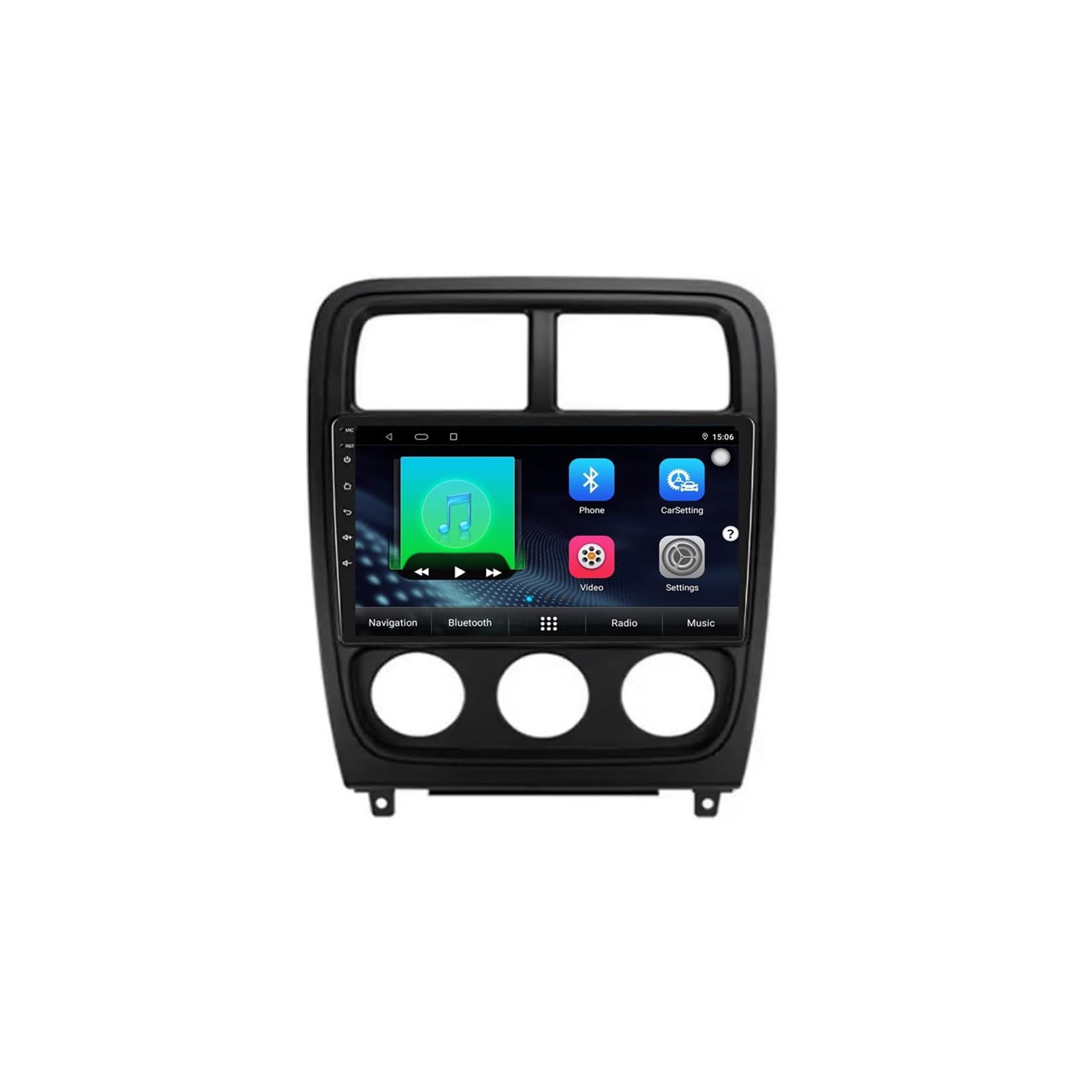 Ships immediately: 9" Car radio Android 15 2 Din Touch Screen for Dodge Caliber PM 2009-2013 With CarPlay/BT/GPS/WIFI/AM/UBS/Backup Camera/Multimedia-Player(XP5 6+128G)