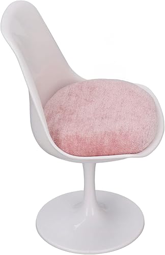 Miniatura 9 de Casa de muñecas Silla giratoria casual, silla giratoria para casa de muñecas, silla de oficina, silla de bar para casa de muñecas a escala 1:6,