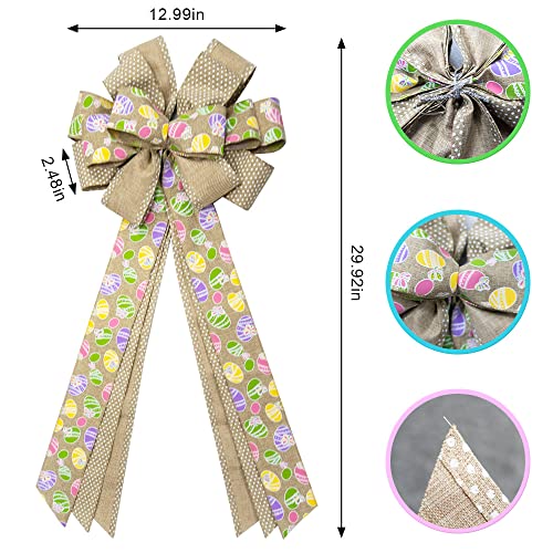 Lazos de árbol para decoración de pared y coronas colgantes de Pascua 3