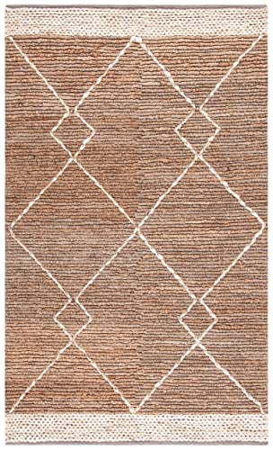 Tapete Decorativo Safavieh 6 x 9 Pies Natural e Ivory miniatura 3