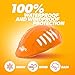 BTR High Visibility Orange Universal Size Bike/Bicycle Waterproof Helmet Cover with Reflective Stripes - One Size Fits All