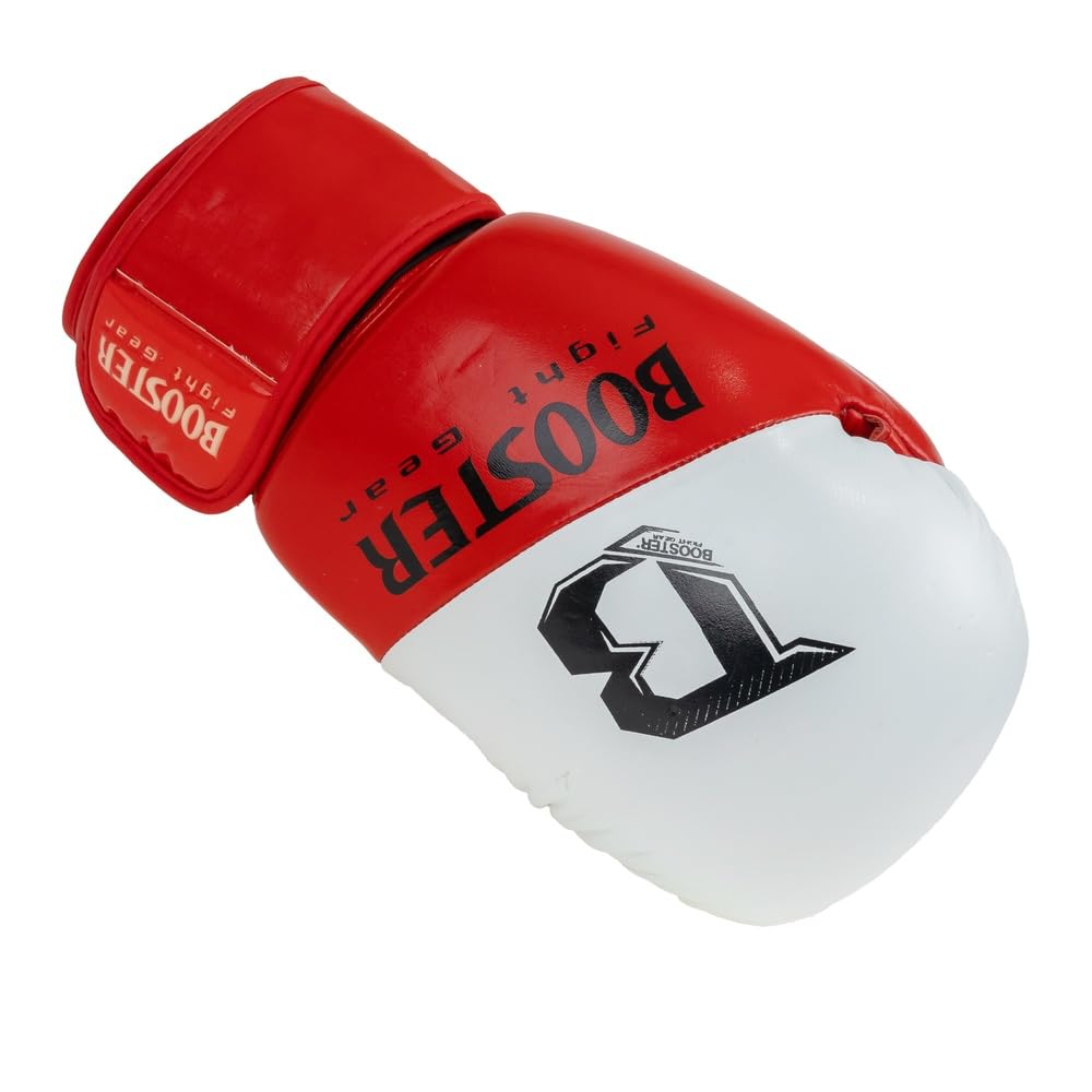 Booster - Guanti da boxe – Thunder Series 3 – Rosso/Bianco – 16 oz