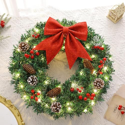 Corona de Navidad para Puerta Ventana Cocina Chimenea Pared Uhngw 4