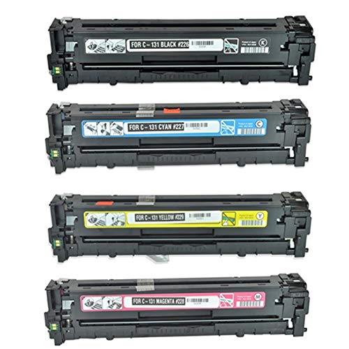 Speedy Toner Canon 131 Remanufactured Laser Toner Cartridges Replacement Use For Canon Imageclass Mf8280Cw, Lbp-7110Cw Set Of 4 (Cmyk) Toner #TOP4