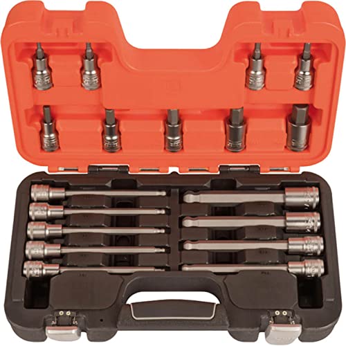 S18HEX 1/2in Drive Socket Set of 18 Metric, Naranya, Variety Pack