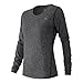 New Balance Women's Heathered Long Sleeve Tee