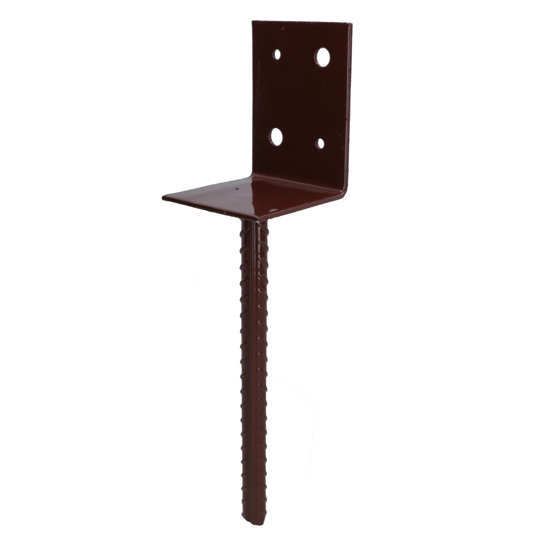 Concrete in Wooden Post Support Base Bracket 75 x 75mm Carport Decking