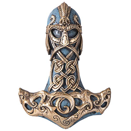 Mjolnir marteau de Thor objet décoration murale maison intérieur résine