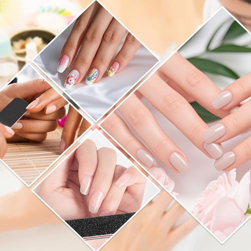 Rnitle 10 Pack Professional Nail Files,Double Sided Emery Board for Natural Nails,Styling & Pet Grooming,for Acrylic and Gel Nails(100/180 Grit) - Image 4