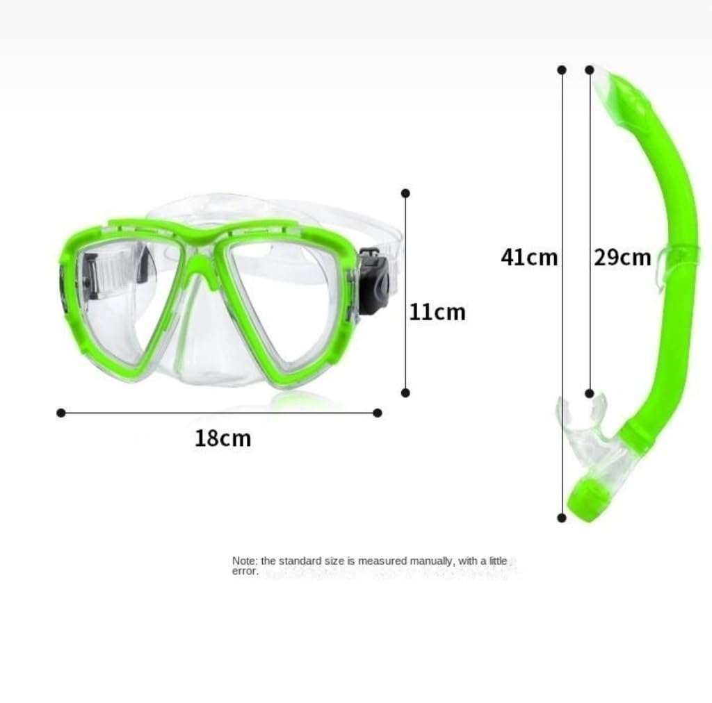 Sprzęt do Snorkelingu, Maska Do Nurkowania Maski Zestaw Silikonowa Sucha Górna Rurka Snorkel Combo Tempered Snorkeling Maska do Nurkowania