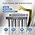 Waterdrop TST-UF 0.01?m Ultra-Filtration Under Sink Water Filter System, Removes 99% of Substances, Stainless Steel Under Sink Water Filtration System (Renewed)