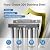 Waterdrop TST-UF 0.01?m Ultra-Filtration Under Sink Water Filter, Stainless Steel, 5X Service Life,Remove 99.99% of Cont?minants Larger Than 0.01?m, USA Tech (3 Filter Included)