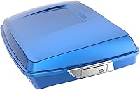 Vista 250 de Harley Tour Pack, equipaje desmontable Razor Tour Pack Maleta para Harley Touring Street Glide, Electra Glide, Road King, Road Glide Special Azul