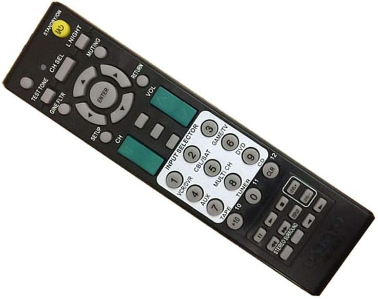 Easy Replacement Remote Control Fit for Onkyo TX-SR605B HT-R340 HT-T340S AV Home Theater AV A/V Receiver System
