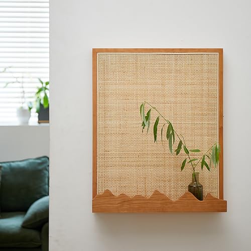 Couvercle de panneau électrique en bois de qualité avec étagère artisanale