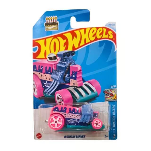 Image of hw Die-Cast 1:64 for Ages 3 and up (Birthday Burner | HW Celebration Racers)