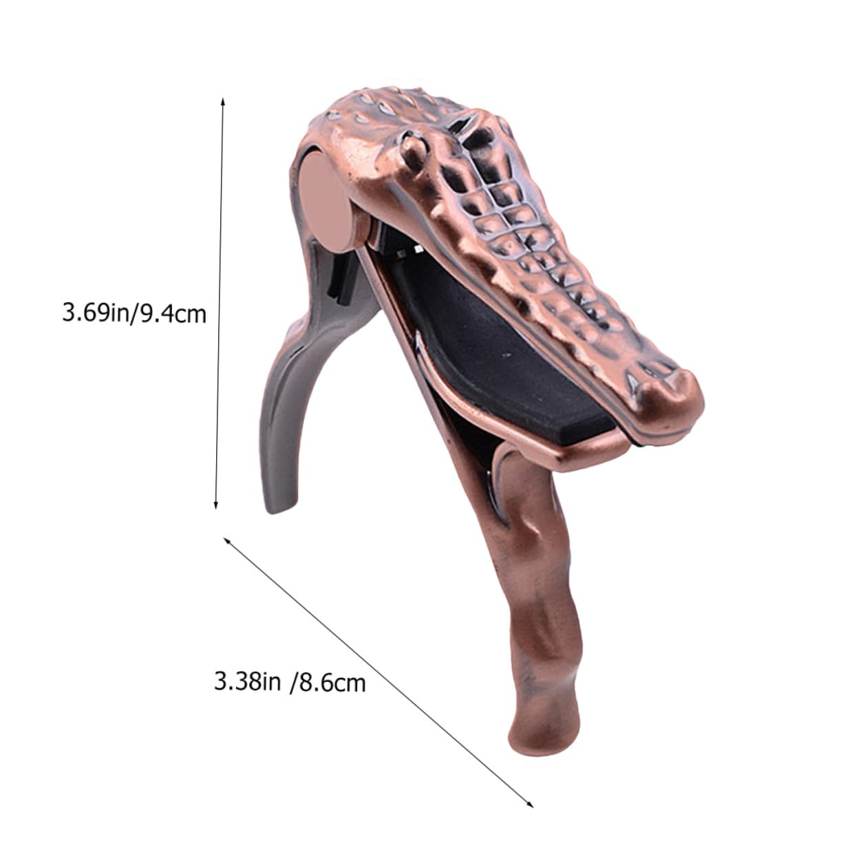 Mikinona 3pièces Capodastre Métal Crocodile Pour Guitare Clip Modifié Pour Facile Du Robuste Et Durable Cuivré