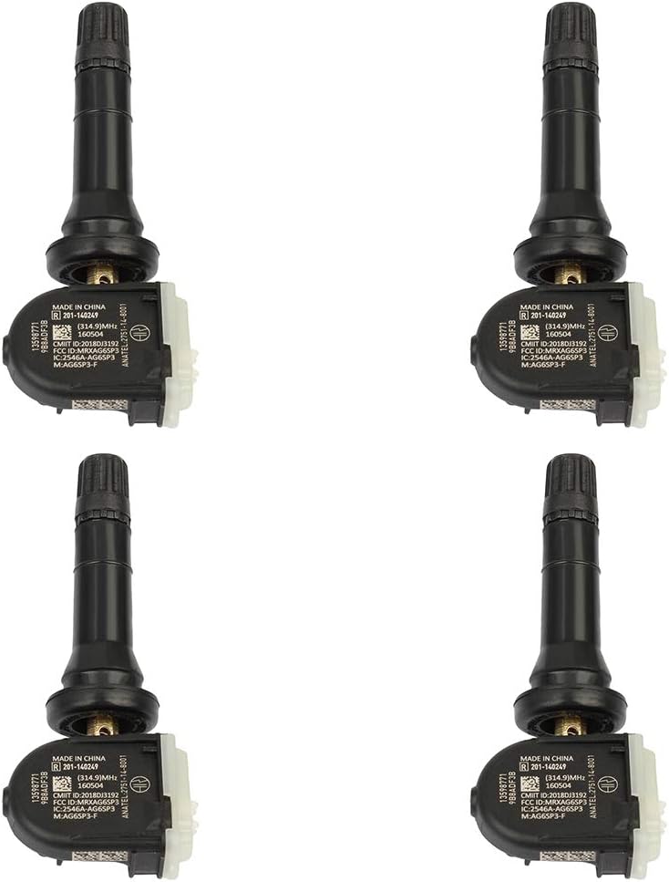 SCITOO TPMS Sensor 315MHz Tire Pressure Monitoring Sensor Compatible For Chevrolet Cruze 2011-2015 For Chevrolet Trax 2015-2018 For GMC Sierra 2007-2018 For GMC Terrain 2010-2017